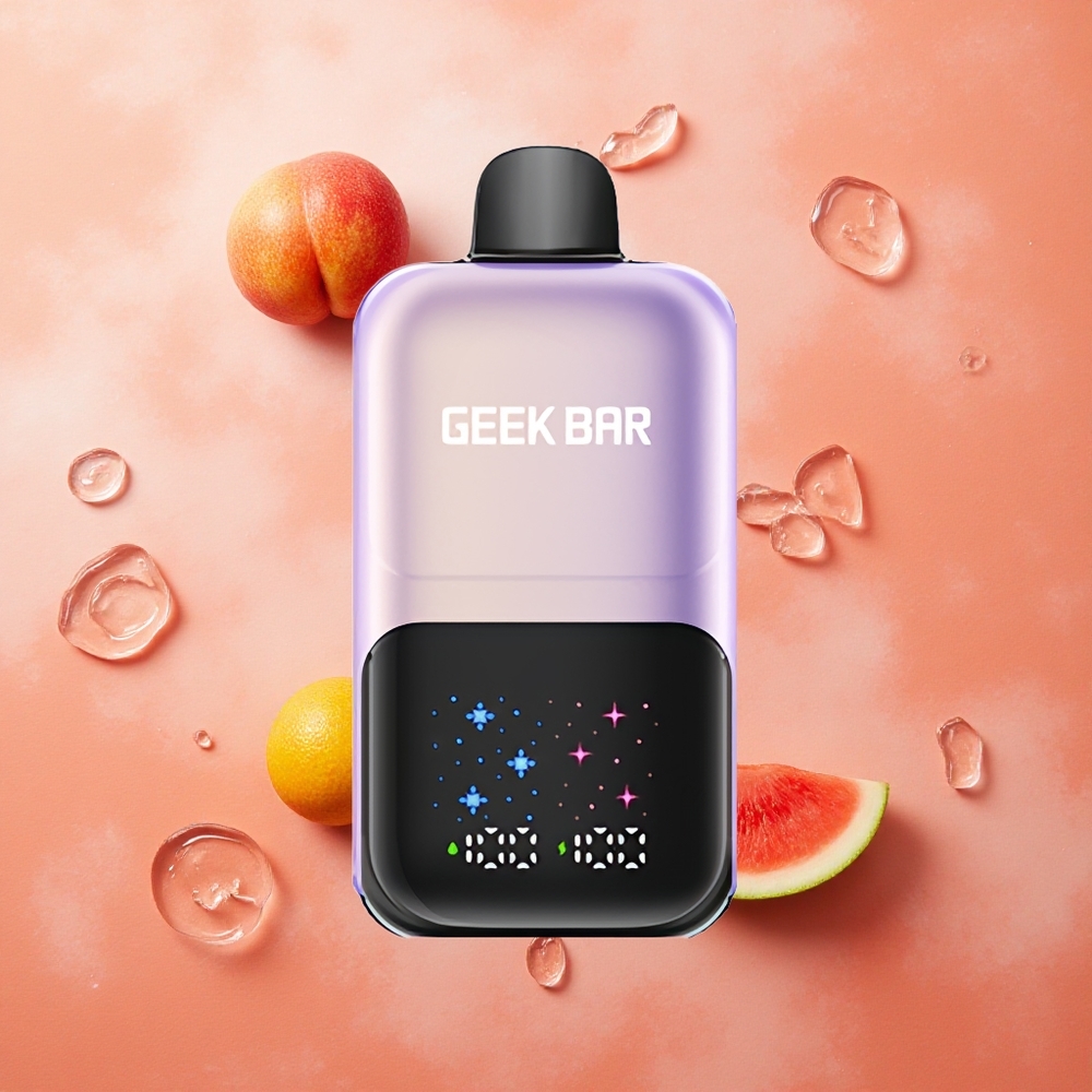 GEEK BAR 2GO 50000 Puffs Pesca Mango Anguria Ghiacciata Schermo Interattivo Dual Tank Italia wholesale