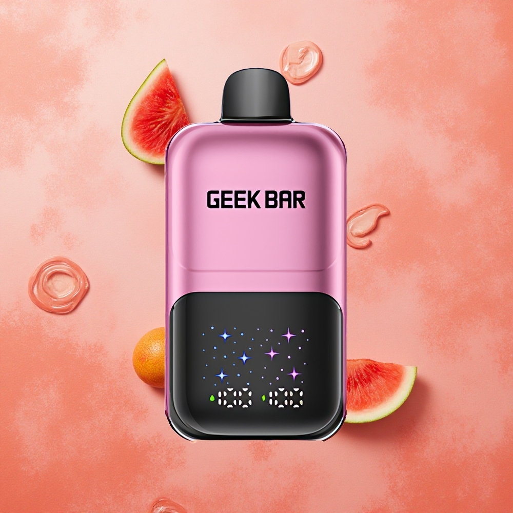 GEEK BAR 2GO 50000 boccate Pesca & Anguria Schermo Interattivo Italia wholesale