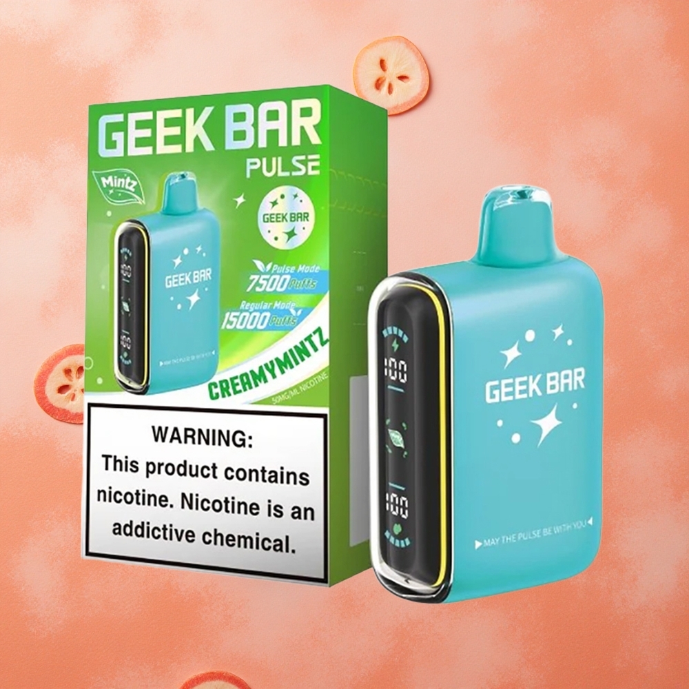 Geek Bar Pulse 15000 Puffs 16ML Aroma Menta Italia wholesale