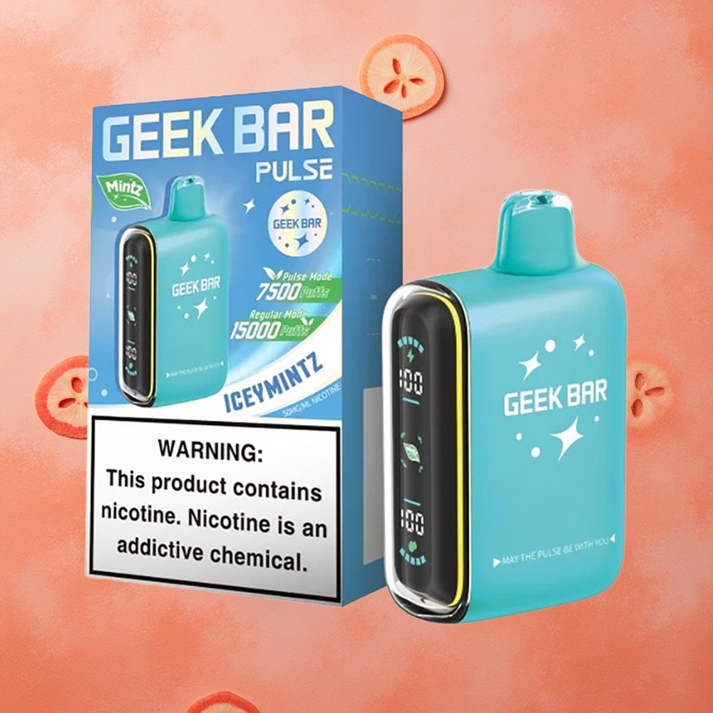 Geek Bar Pulse 15000 Puffs 16ML Aroma Menta Italia wholesale