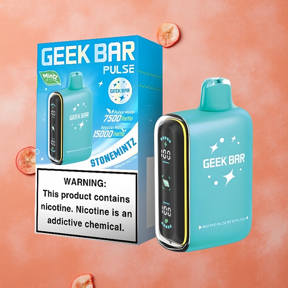 Geek Bar Pulse 15000 Puffs 16ML Aroma Menta Italia wholesale