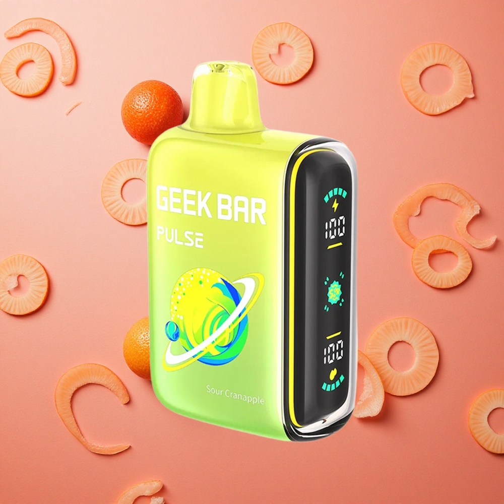 Geek Bar Pulse 15000 Puffs Capacità E-Liquid 16ML Gusto Aspro Italia wholesale