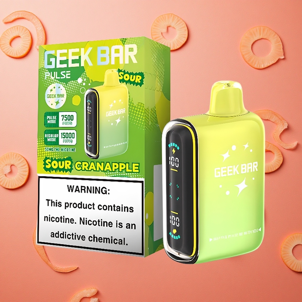 Geek Bar Pulse 15000 Puffs Capacità E-Liquid 16ML Gusto Aspro Italia wholesale