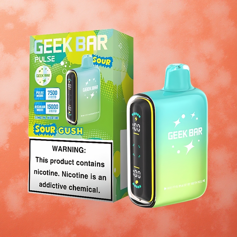 Geek Bar Pulse 15000 Puffs Capacità E-Liquid 16ML Gusto Aspro Italia wholesale