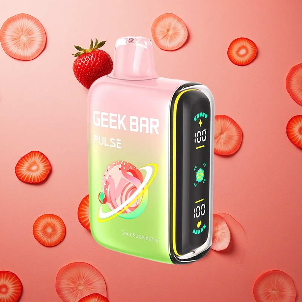 Geek Bar Pulse 15000 Puffs Capacità E-Liquid 16ML Gusto Aspro Italia wholesale