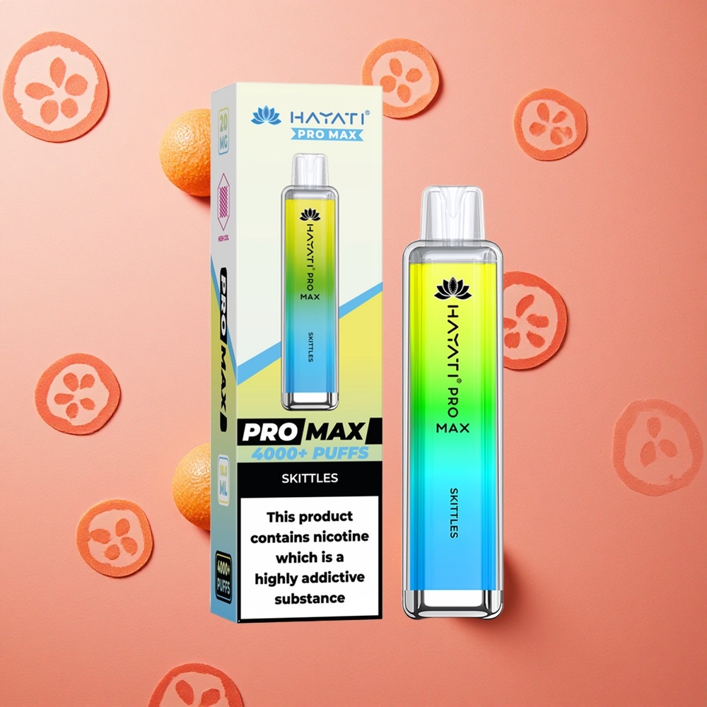 Hayati Pro Max 4000 Puffs Caramelle 1400mAh Ricaricabile Italia wholesale