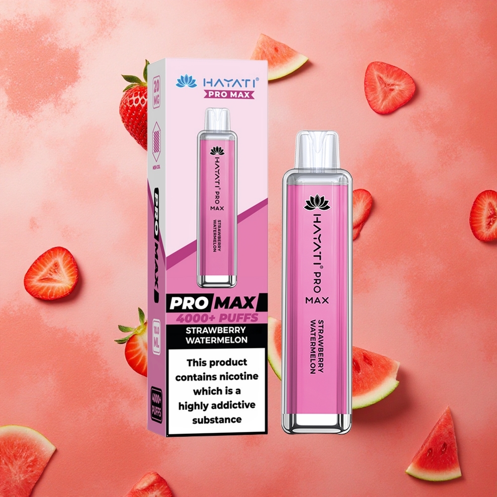 Hayati Pro Max 4000 Puffs Fragola Anguria Batteria Ricaricabile Italia wholesale