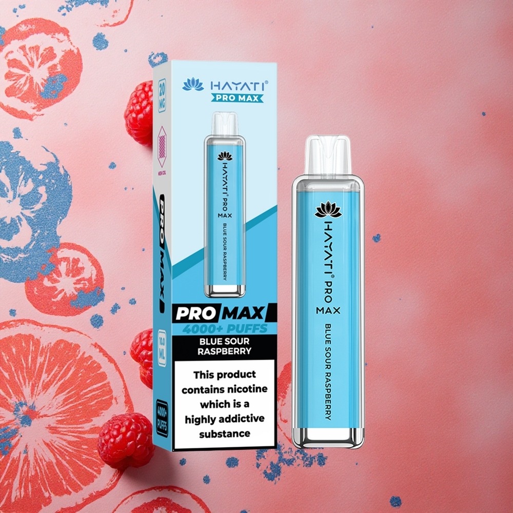 Hayati Pro Max 4000 Tirate Batteria Ricaricabile 1400mAh Lampada LED Lampo Blu Mirtillo Acido Italia wholesale