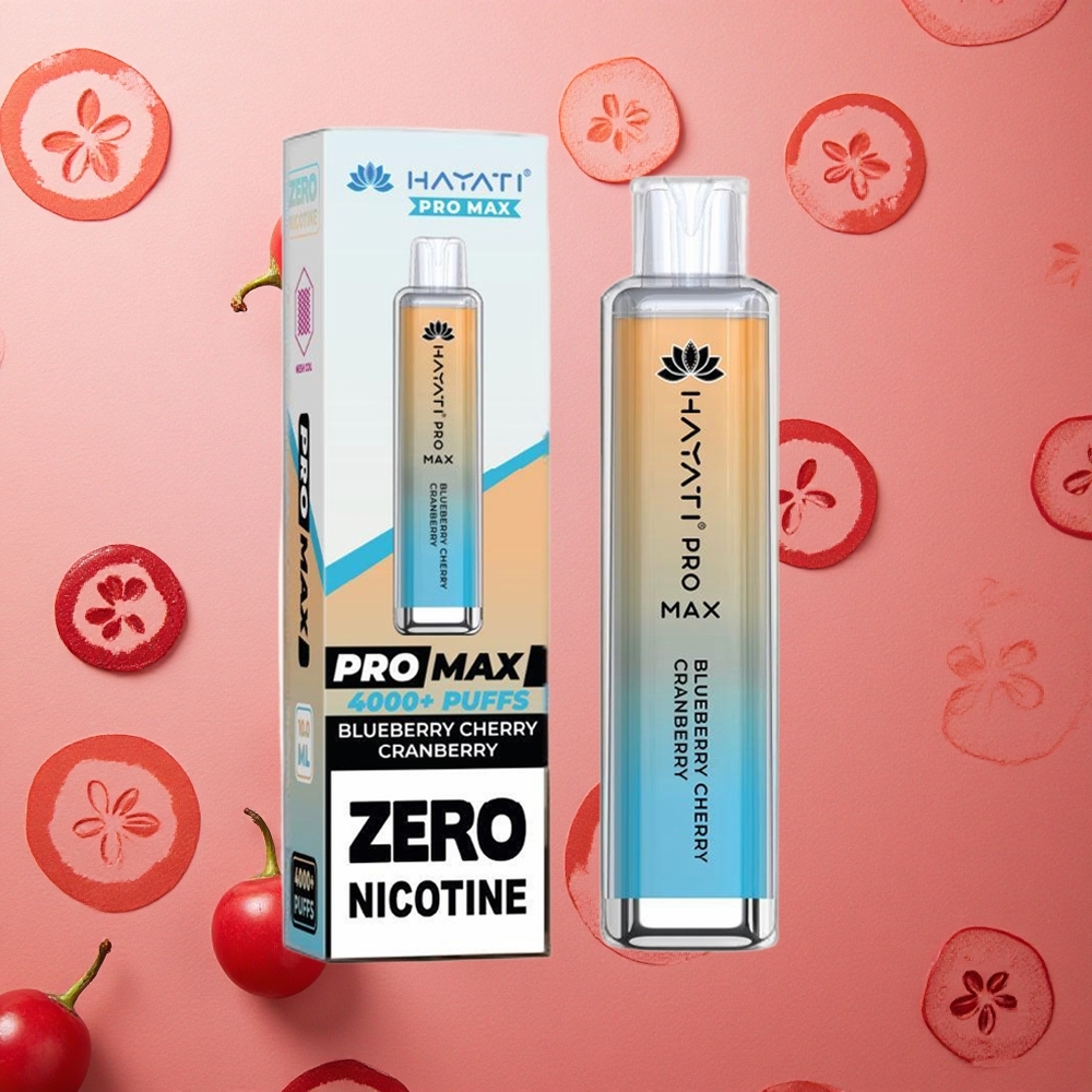 Hayati Pro Max 4000 Tirate Mirtillo Ciliegia Mirtillo Rosso Batteria Ricaricabile Italia wholesale
