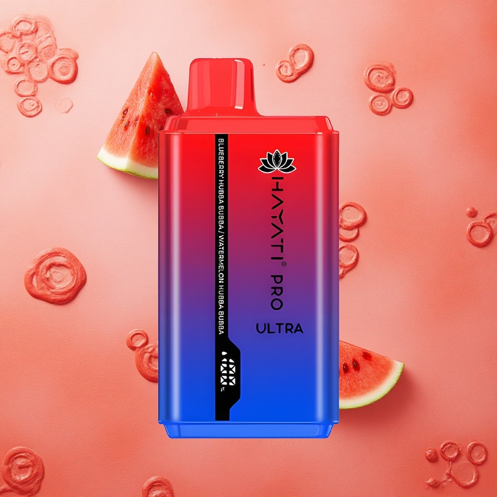 Hayati Pro Ultra 15000 Puffs 2 12ml Capacità E-Liquido Mirtillo Hubba Bubba Italia wholesale