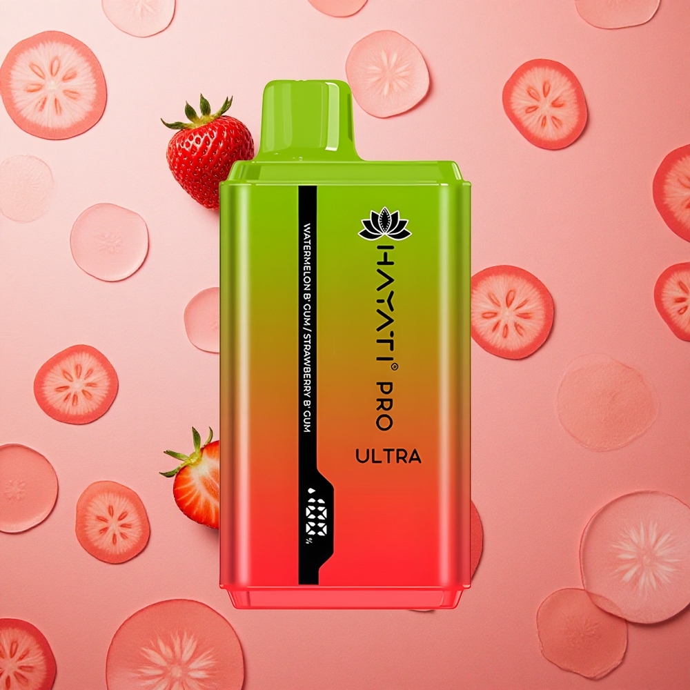Hayati Pro Ultra 15000 Puffs Capacità E-Liquid 12ml 2 Gomma da Masticare Anguria Italia wholesale