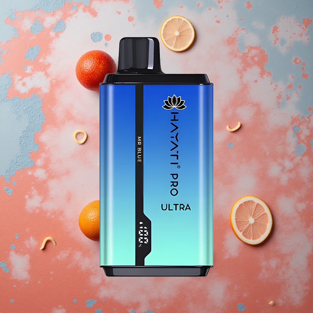 Hayati Pro Ultra 15000 Puffs Capacità E-Liquido 24ml Mr Blu Italia wholesale