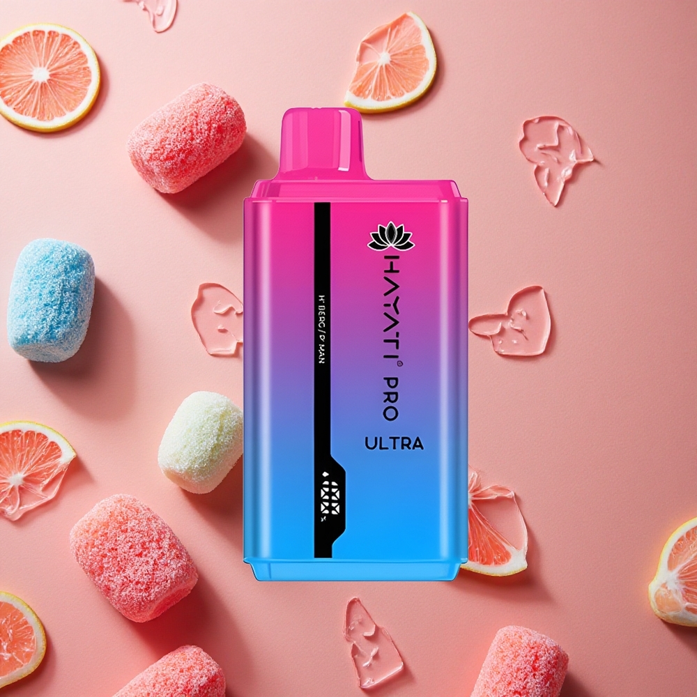 Hayati Pro Ultra 15000 Puffs Capacità E-Liquido 2 12ml Gommoso Mirtillo Blu Italia wholesale