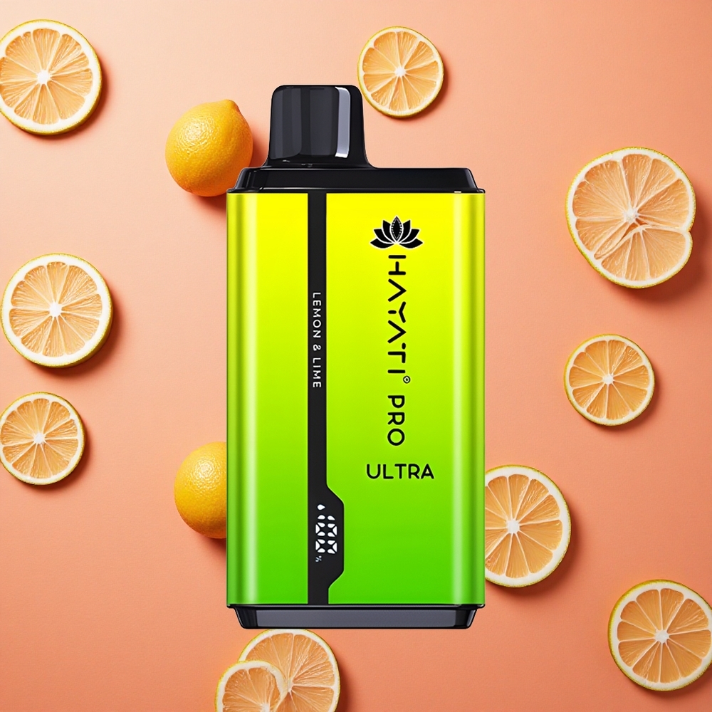 Hayati Pro Ultra 15000 Puffs Capacità E-Liquido 2 12ml Limone & Lime Italia wholesale