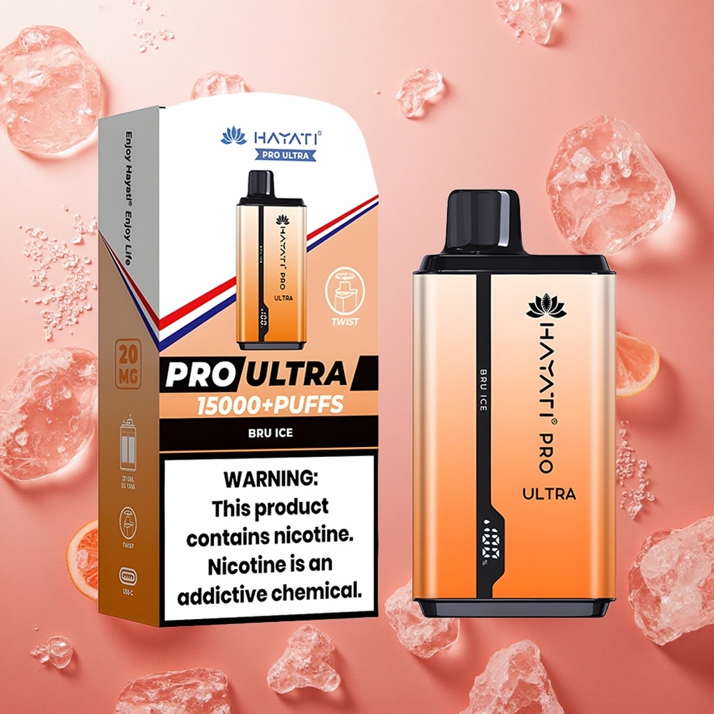 Hayati Pro Ultra 15000 Puffs Doppio 12ml Bruciato Ghiaccio Italia wholesale