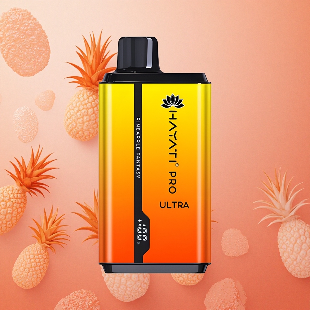 Hayati Pro Ultra 15000 Puffs Fantasia Ananas 2 12ml Capacità E-Liquid Italia wholesale