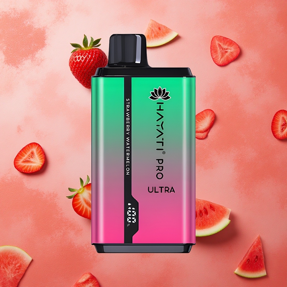 Hayati Pro Ultra 15000 Puffs Fragola Anguria 2 12ml 2% Italia wholesale