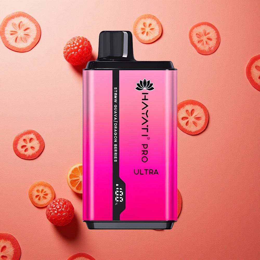 Hayati Pro Ultra 15000 Puffs Fragola Guava 850mAh 2 12ml Italia wholesale