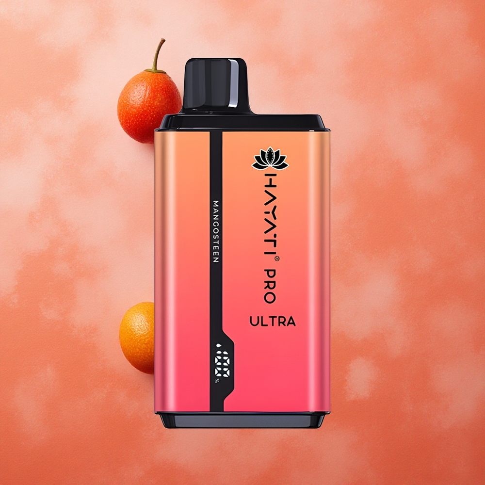Hayati Pro Ultra 15000 Puffs Mangostano 2 12ml Capacità E-Liquido 2% Nicotina Italia wholesale