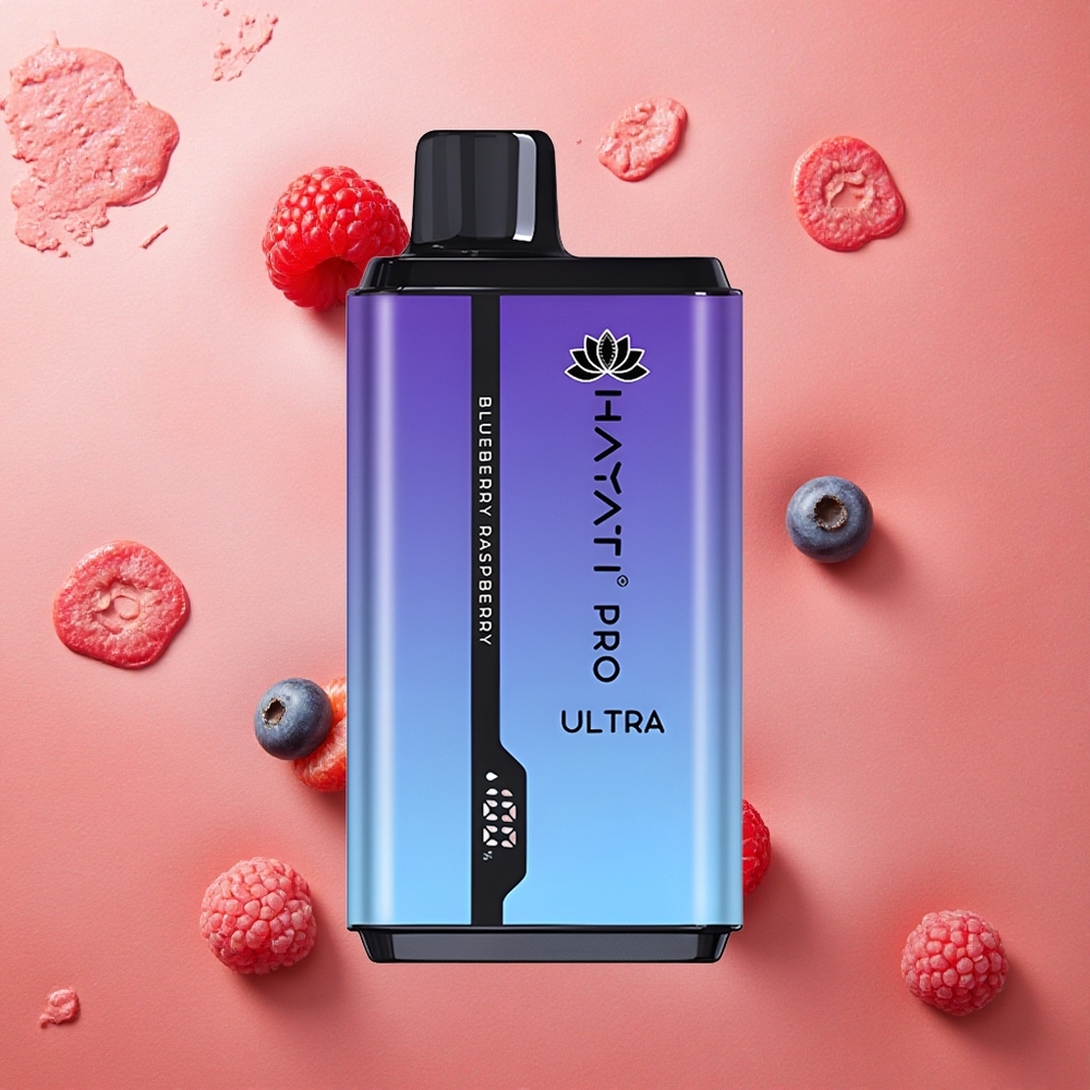 Hayati Pro Ultra 15000 Puffs Mirtillo Lampone Capacità E-Liquido 24ml Italia wholesale