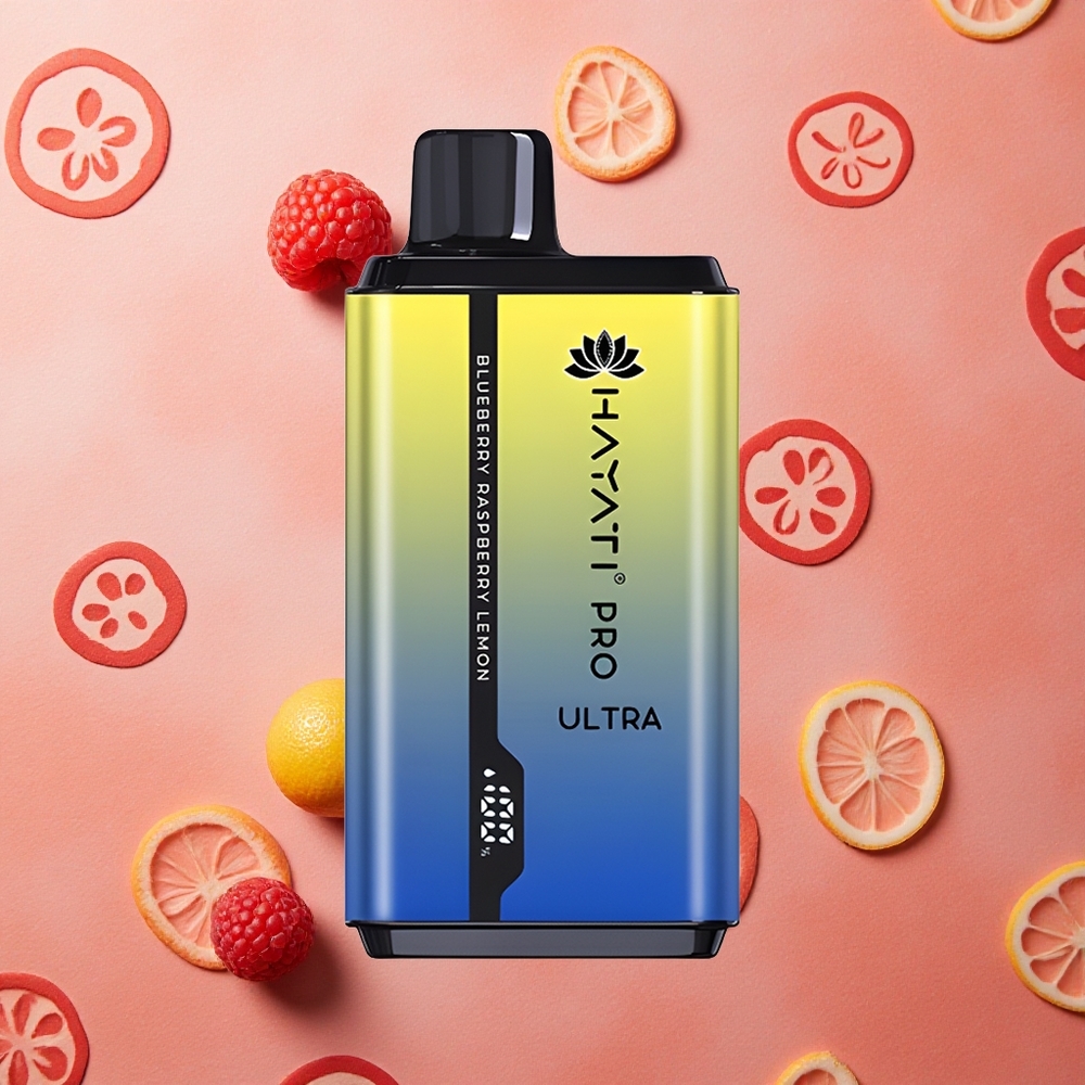 Hayati Pro Ultra 15000 Puffs Mirtillo Lampone Limone 850mAh 2 12ml Italia wholesale