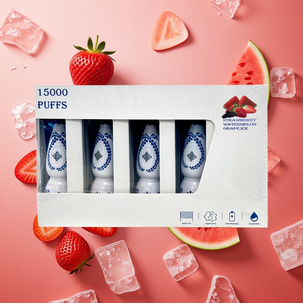 HUMO Azul 15000 Puffs Fragola Anguria Uva Ghiaccio 20mL 5% Nicotina Italia wholesale
