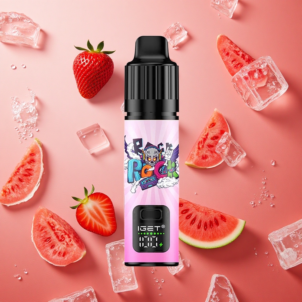 IGET BAR PLUS S3 POD 10000 Puffs Fragola Anguria Ghiaccio E-Liquido 18 ml Italia wholesale
