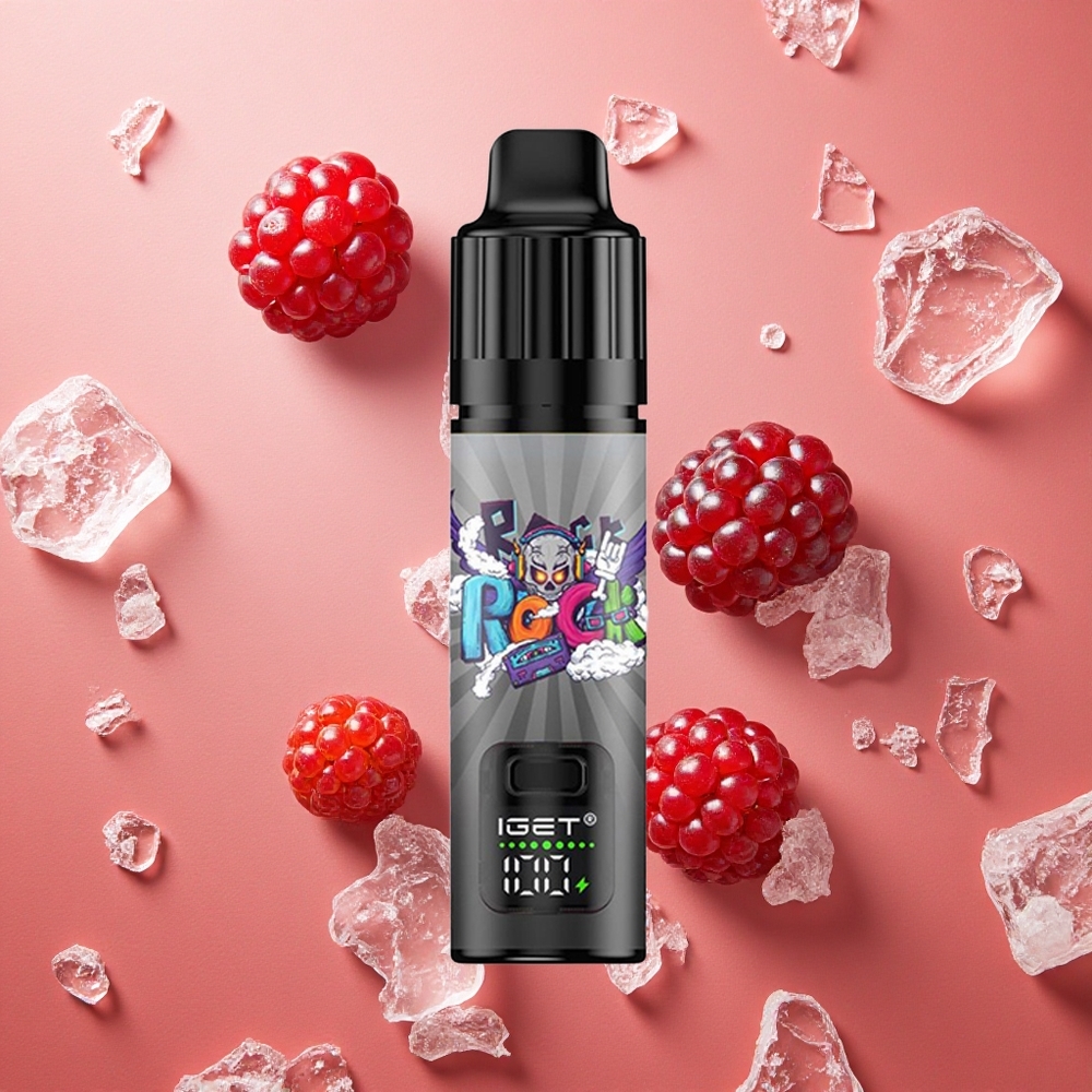 IGET BAR PLUS S3 POD 10000 Puffs Mirtillo Nero Ghiaccio 18 ml E-liquid 950 mAh Ricaricabile Italia wholesale