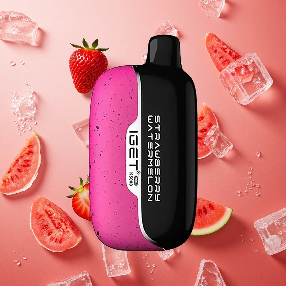 IGET Moon K5000 5000 Puffs Fragola Anguria Ghiaccio Materiale PC Italia wholesale