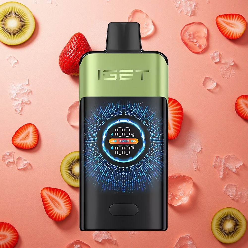 IGET ONE 12000 Puffs Fragola Kiwi Ghiaccio Schermo Curvo Grande Batteria 2700 mAh Italia wholesale