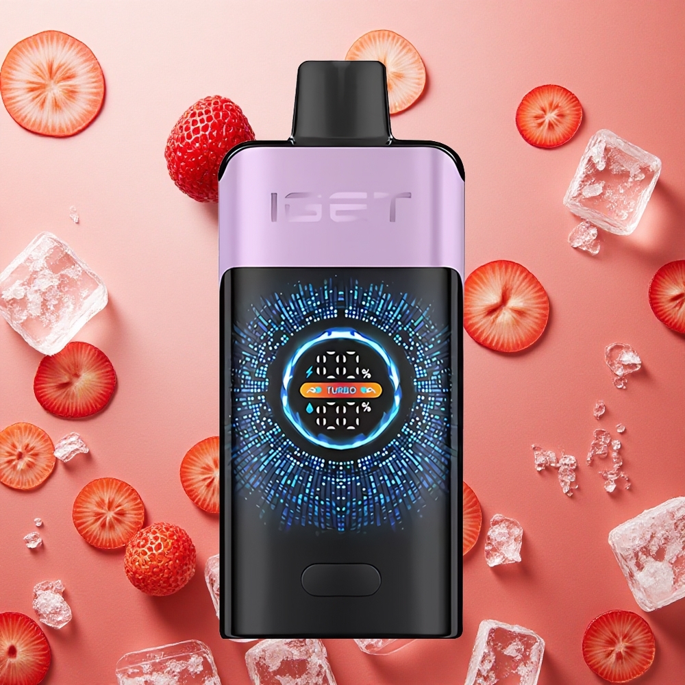 IGET ONE 12000 Puffs Misto Frutti di Bosco Ghiaccio Schermo Curvo a Colori Grande Batteria 2700 mAh Italia wholesale