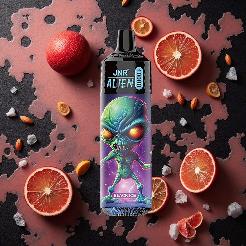 JNR Alien 10000 Puffs 20ml E-Liquido 1.2 Ohm Mesh Ghiaccio Nero Italia Wholesale