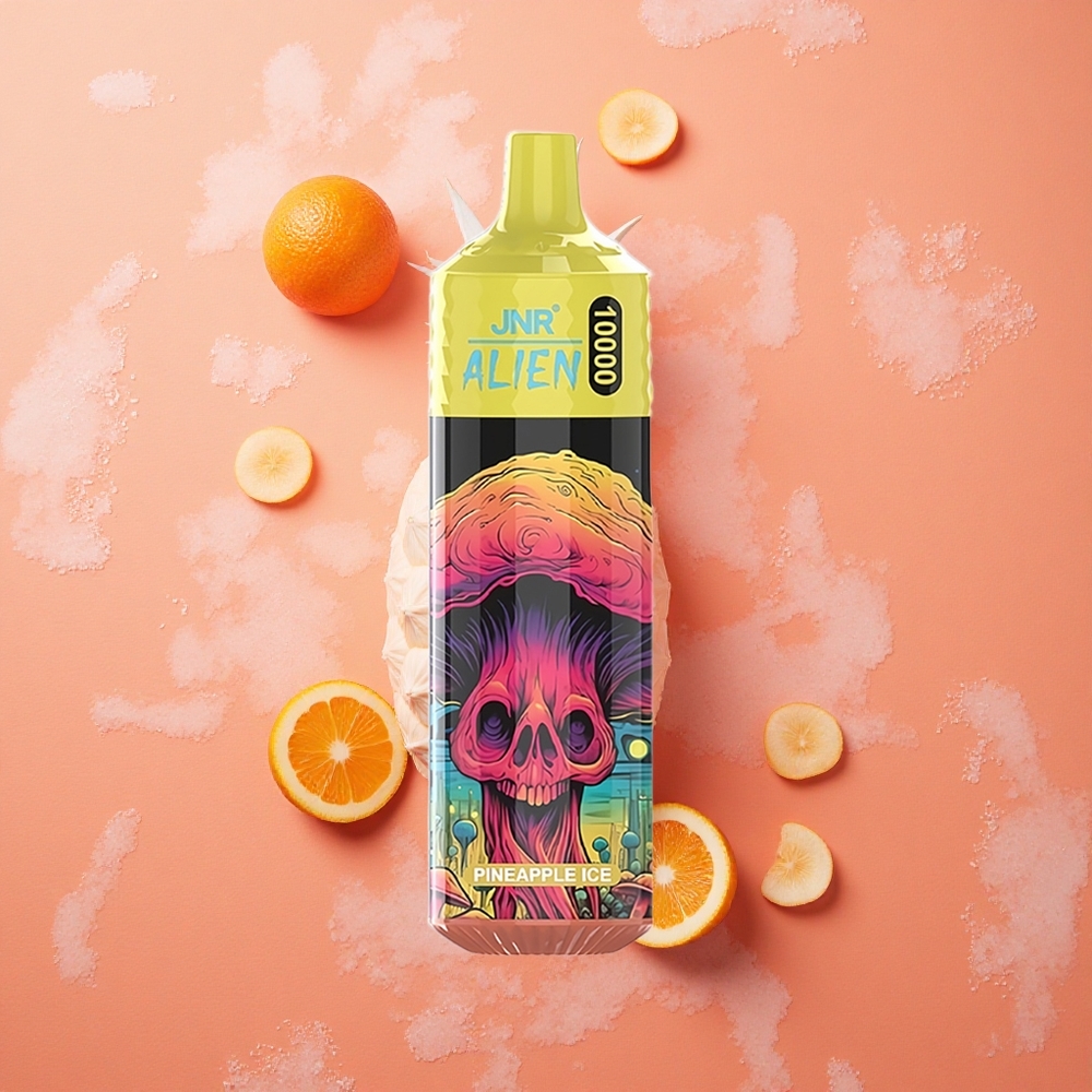 JNR Alien 10000 Puffs 20ml E-Liquido 850mAh Batteria Ananas Ghiaccio Italia Wholesale