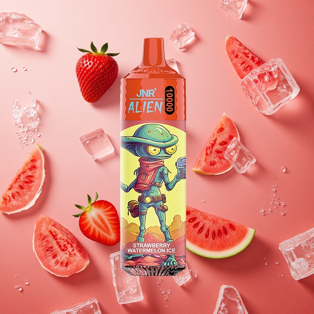 JNR Alien 10000 Puffs 20ml E-Liquido 850mAh Fragola Anguria Ghiaccio Italia wholesale