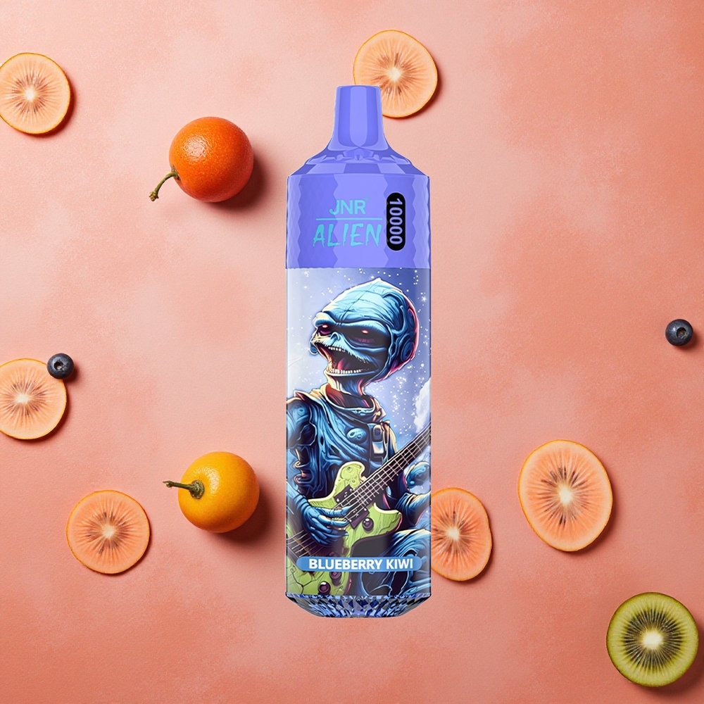JNR Alien 10000 Puffs 20ml Liquido 0% 2% 5% Nicotina Mirtillo Kiwi Italia wholesale