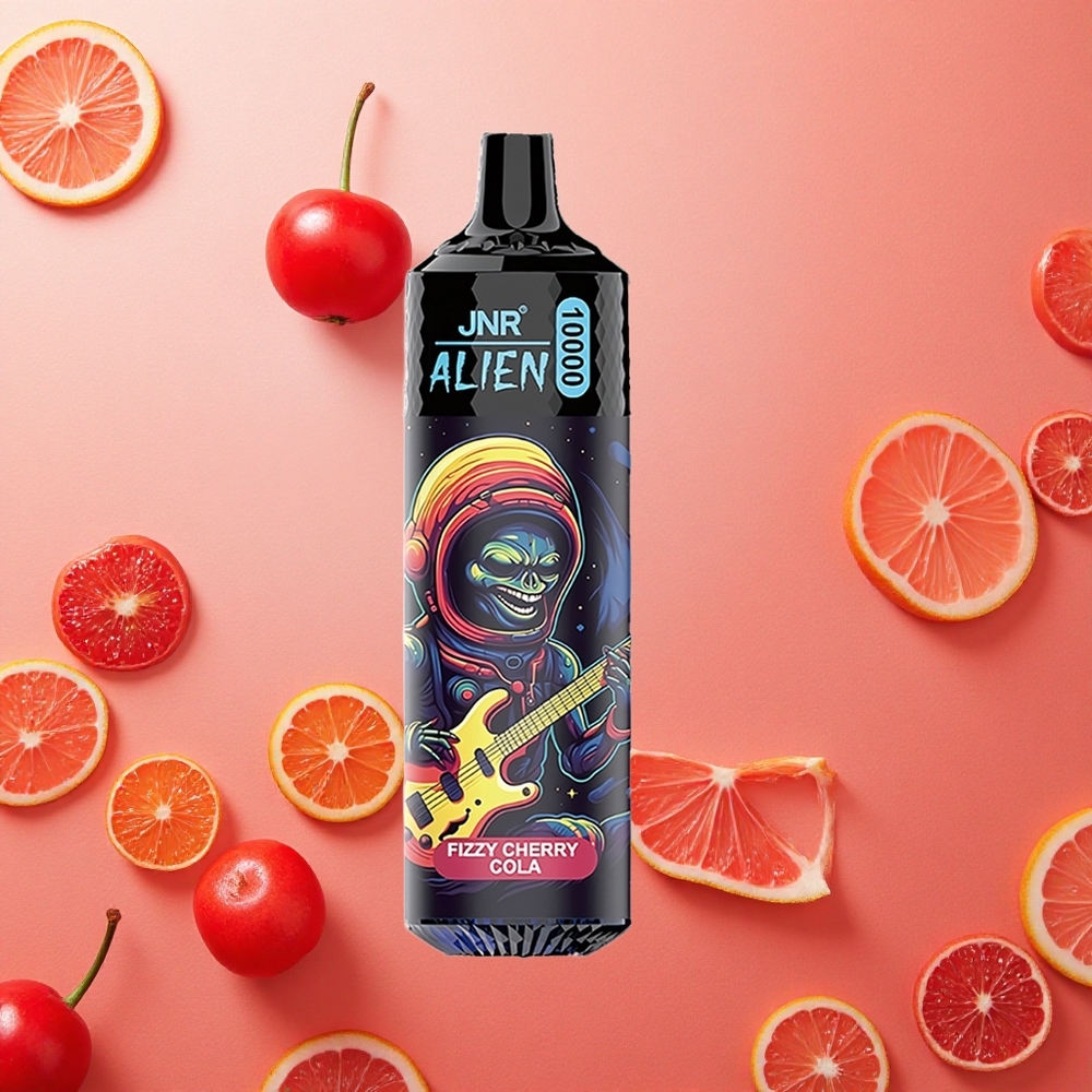 JNR Alien 10000 Puffs 20ml Liquido 1.2 Ohm Mesh Ciliegia Cola Frizzante Italia wholesale