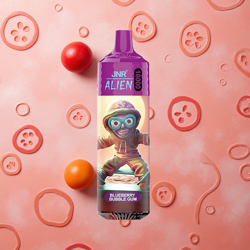 JNR Alien 10000 Puffs 850mAh 20ml Bubble Gum Mirtillo LED RGB Italia wholesale