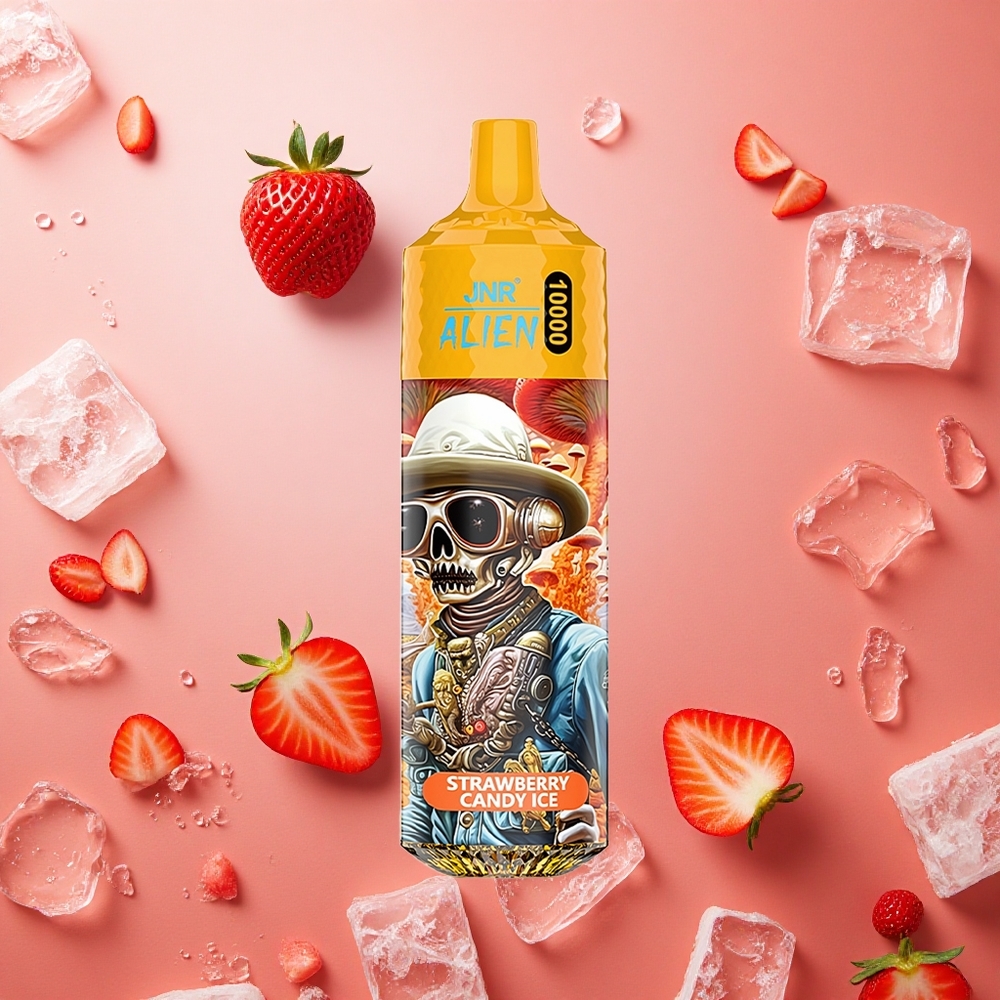 JNR Alien 10000 Puffs 850mAh Caramella alla Fragola Ghiacciata LED RGB Italia wholesale