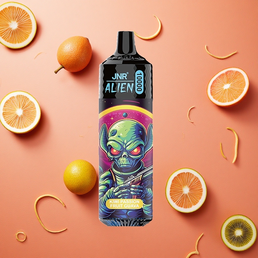 JNR Alien 10000 Puffs Batteria 850mAh Kiwi frutto della passione guava LED RGB Italia wholesale