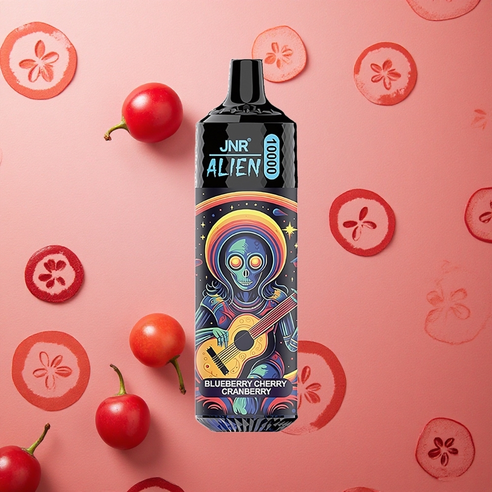 JNR Alien 10000 Puffs Batteria 850mAh Mirtillo Ciliegia Mirtillo Rosso LED RGB Italia wholesale