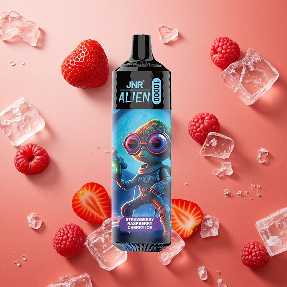 JNR Alien 10000 Puffs Fragola Lampone Ciliegia Ghiaccio con Batteria da 850mAh e LED RGB Italia wholesale