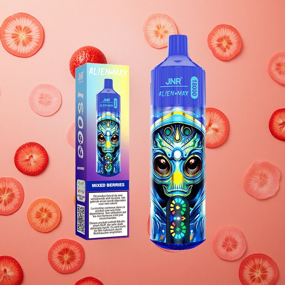 JNR Alien Max 18000 Puffs Doppio Mesh & 28ml E-liquid Frutti di Bosco Italia wholesale