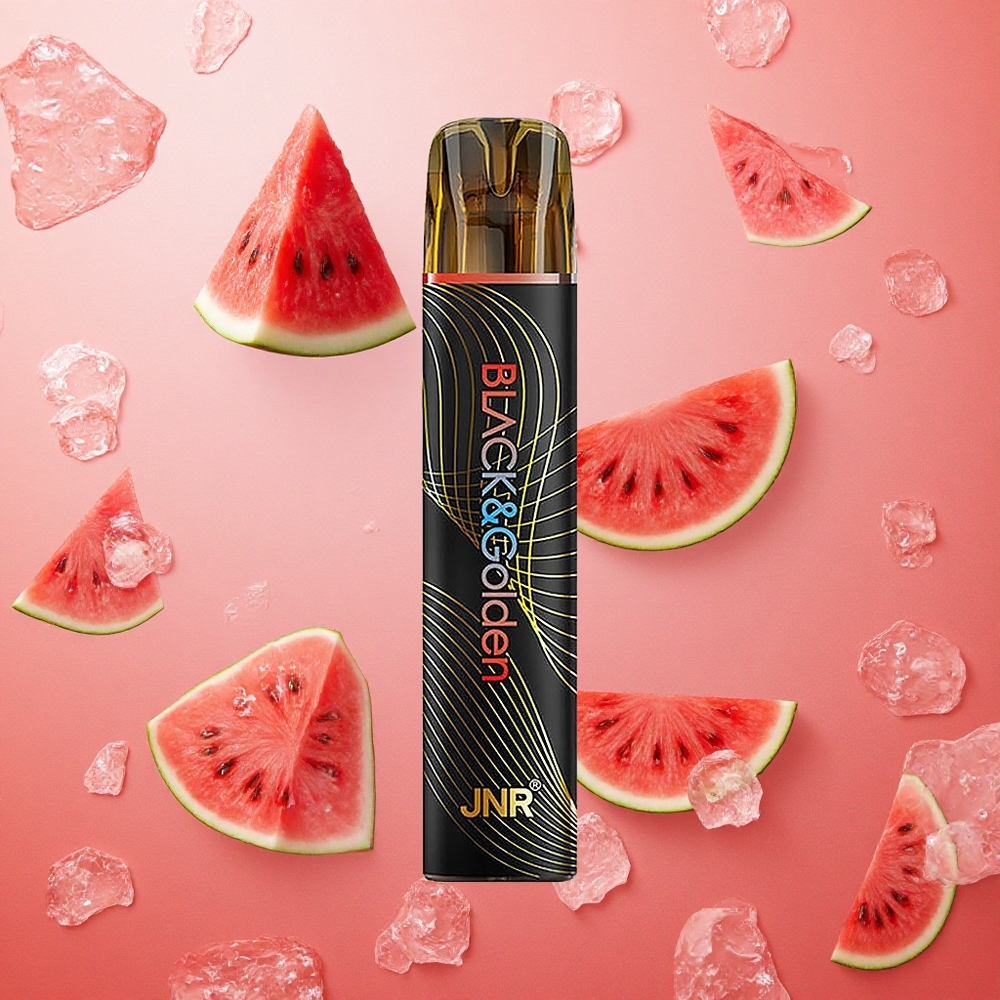 JNR Black&Golden 800 Puffs Anguria Ghiaccio 550mAh 2ml Italia wholesale