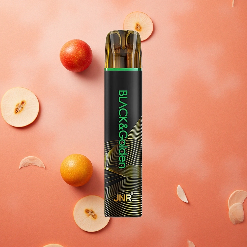 JNR Black&Golden 800 Puffs Mela Acida 550mAh 2ml E-Liquid Italia wholesale