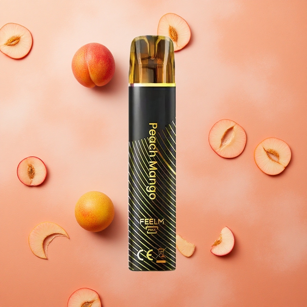 JNR Black&Golden 800 Puffs Pesca Mango 550mAh 2ml Italia wholesale