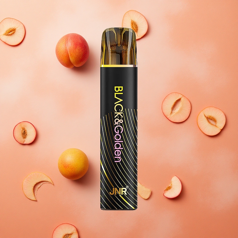 JNR Black&Golden 800 Puffs Pesca Mango 550mAh 2ml Italia wholesale