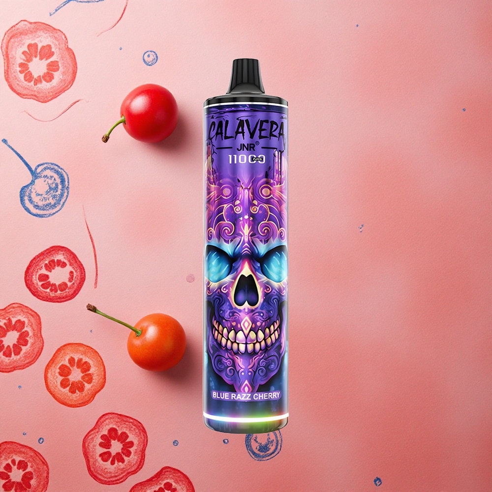 JNR Calavera 11000 Puffs Mirtillo Lampone Ciliegia Porta Type-C 21ml E-Liquido Italia wholesale