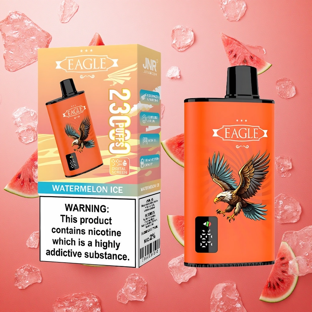 JNR EAGLE Smart 23000 Puffs Schermo Digitale Anguria Ghiacciata Italia wholesale