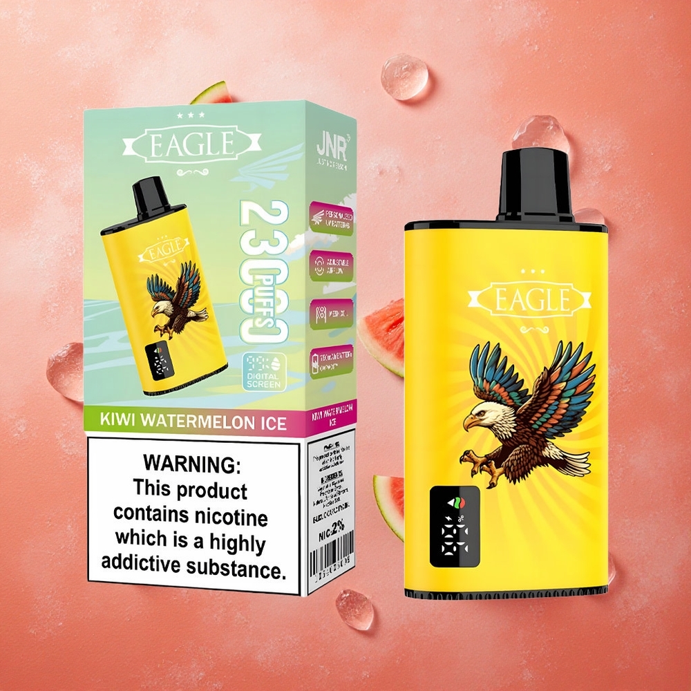 JNR EAGLE Smart 23000 Puffs Schermo Digitale Kiwi Anguria Ghiaccio Italia wholesale