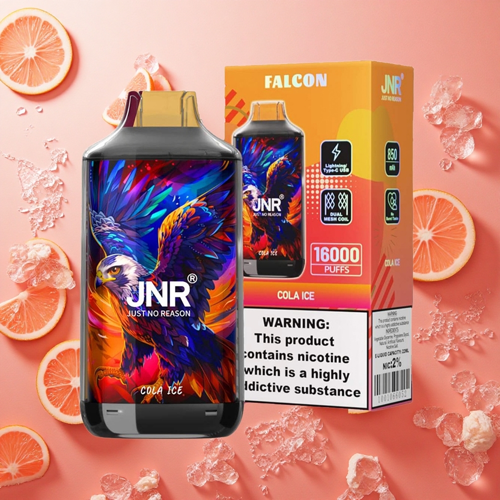 JNR Falcon 16000 Puffs Cola Ghiaccio 850 mAh 22ml Italia wholesale